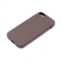 Кожаный чехол для iPhone 5 и iPhone 5s коричневый