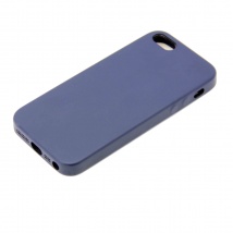 Кожаный чехол для iPhone 5 и iPhone 5s синий