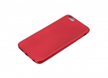 Cиликоновый чехол для iPhone 6 и 6s plus красный