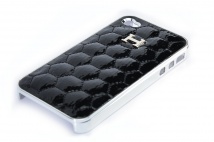Пластиковый чехол для iPhone 4 и iPhone 4s Hermes черный