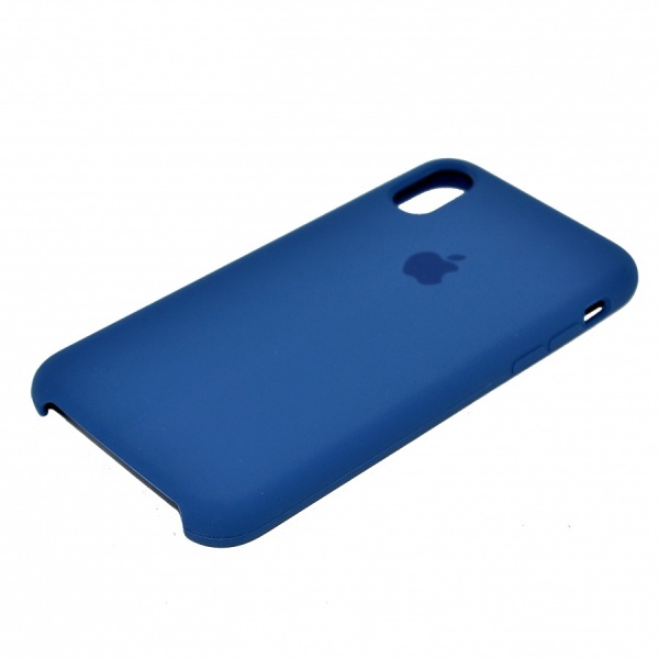 Оригинальный чехол для iPhone X синий