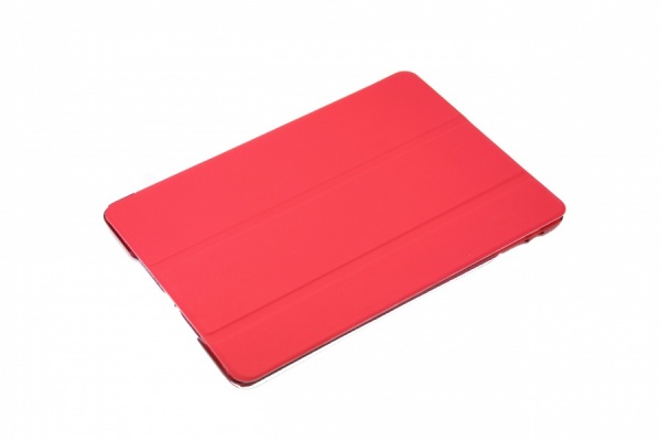 Кожаный чехол для iPad Air красный-матовый