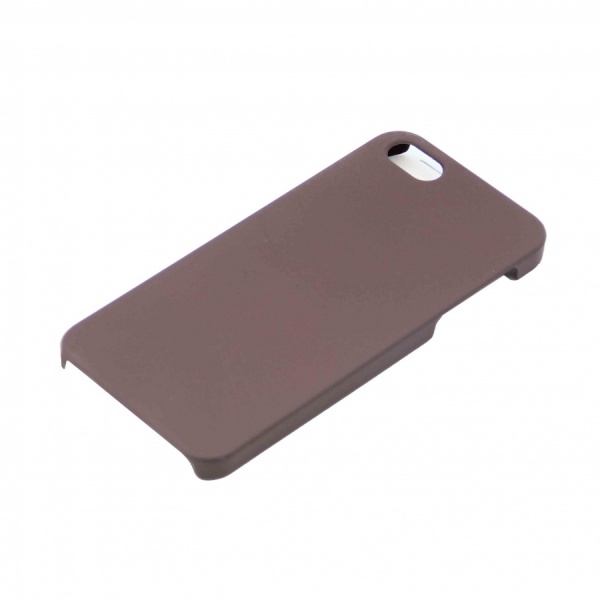 Пластиковый чехол для iPhone 5 и iPhone 5s коричневый